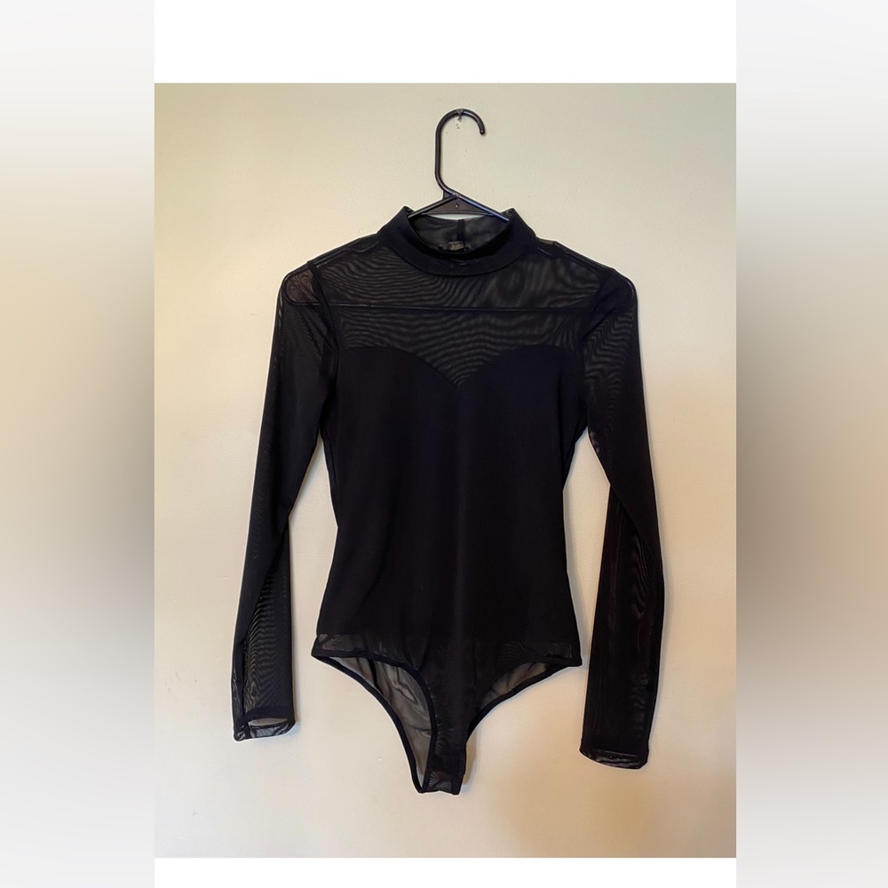 Women’s Shinestar Black Small Bodysuit